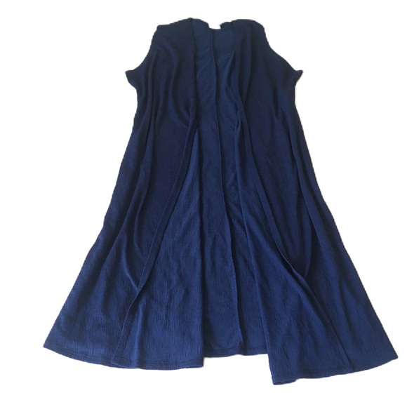 LuLaRoe Tops - LuLaRoe Long Open Navy Blue Cardigan Shirt